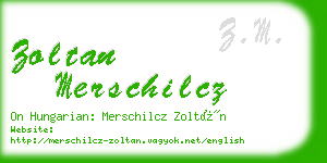 zoltan merschilcz business card